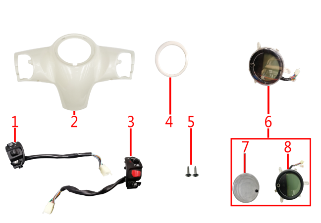 Speedometer cover As